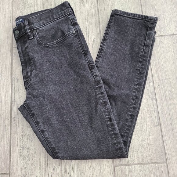 J. Crew women's Flex skinny black denim jeans size 31 waist x 30 length - Picture 1 of 12